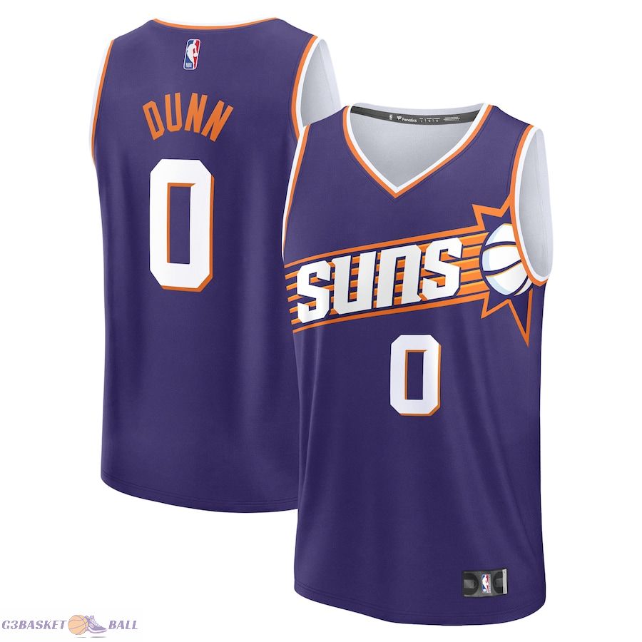 Men's Phoenix Suns Ryan Dunn Fanatics Purple 2024 NBA Draft Fast Break Player Jersey - Icon Edition