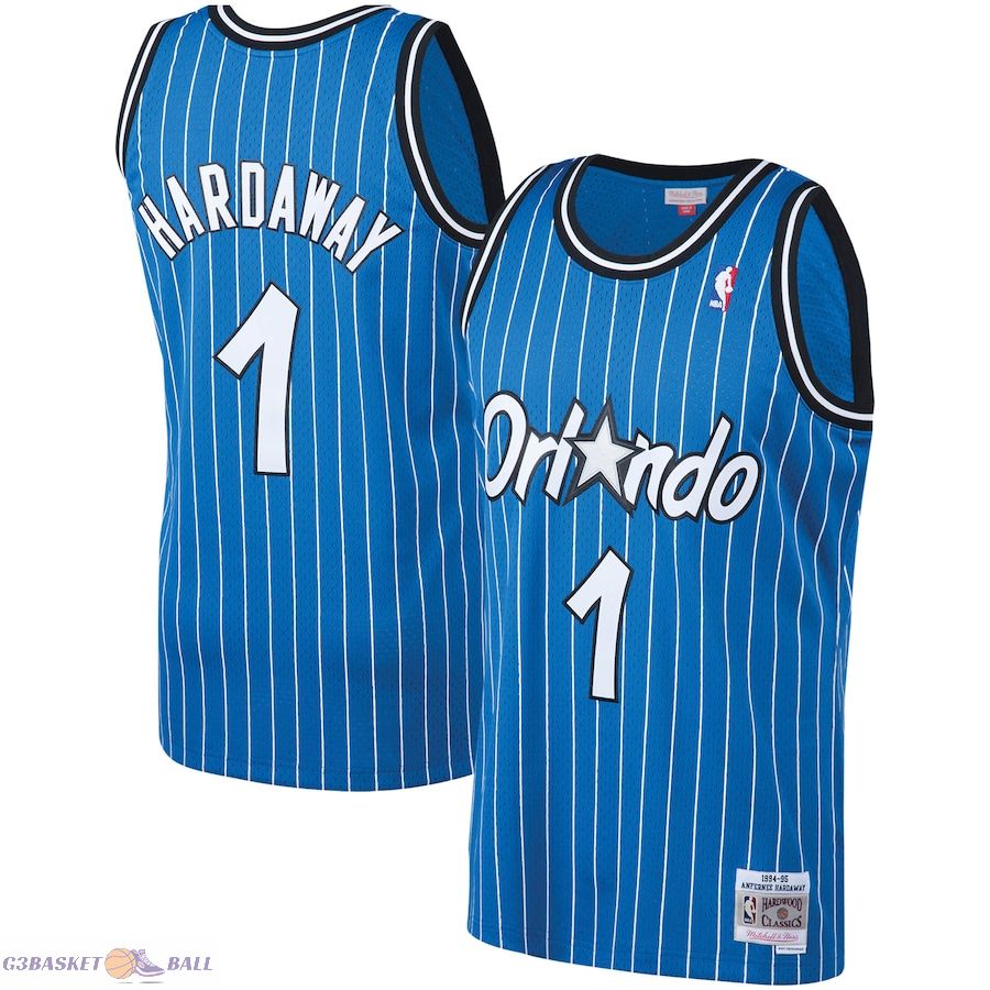 Men's Orlando Magic Penny Hardaway Mitchell & Ness Blue 1994/95 Big & Tall Hardwood Classics Swingman Jersey