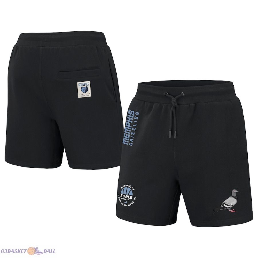 Men's Memphis Grizzlies NBA x Staple Black Home Team Shorts