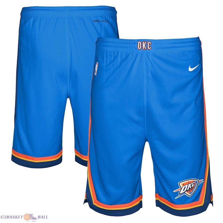 Youth Oklahoma City Thunder Blue Swingman Performance Shorts – Icon Edition