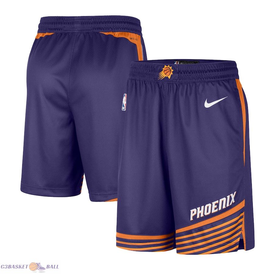 Men's Phoenix Suns Purple Performance Swingman Icon Edition Shorts