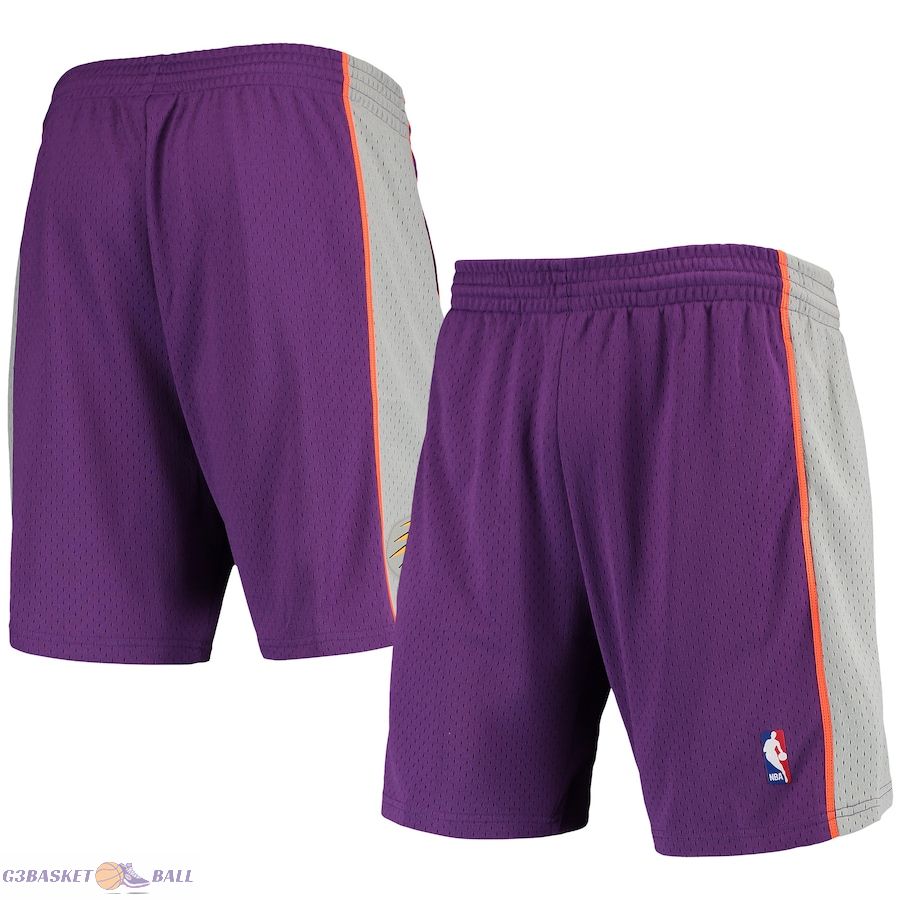 Men's Phoenix Suns Mitchell & Ness Purple 2001-02 Hardwood Classics Swingman Shorts