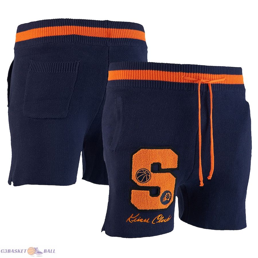 Men's Phoenix Suns NBA x Keiser Clark Navy/Orange No Caller ID Knit Shorts