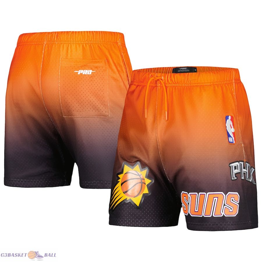 Men's Phoenix Suns Pro Standard Purple/Orange Ombre Mesh Shorts