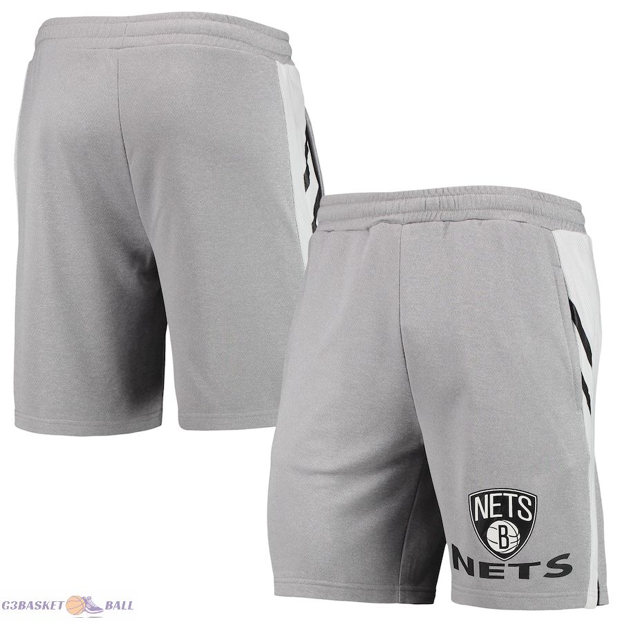 Men's Brooklyn Nets Concepts Sport Gray Stature Shorts Men's Brooklyn Nets Concepts Sport Gray Stature Shorts