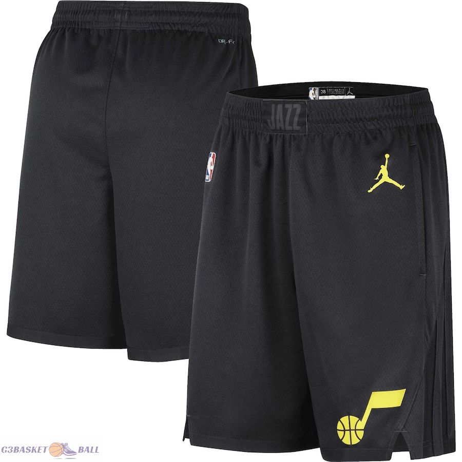 Men's Utah Jazz Jordan Brand Black 2022/2023 Statement Edition Swingman Performance Shorts Men's Utah Jazz Jordan Brand Black 2022/2023 Statement Edition Swingman Performance Shorts