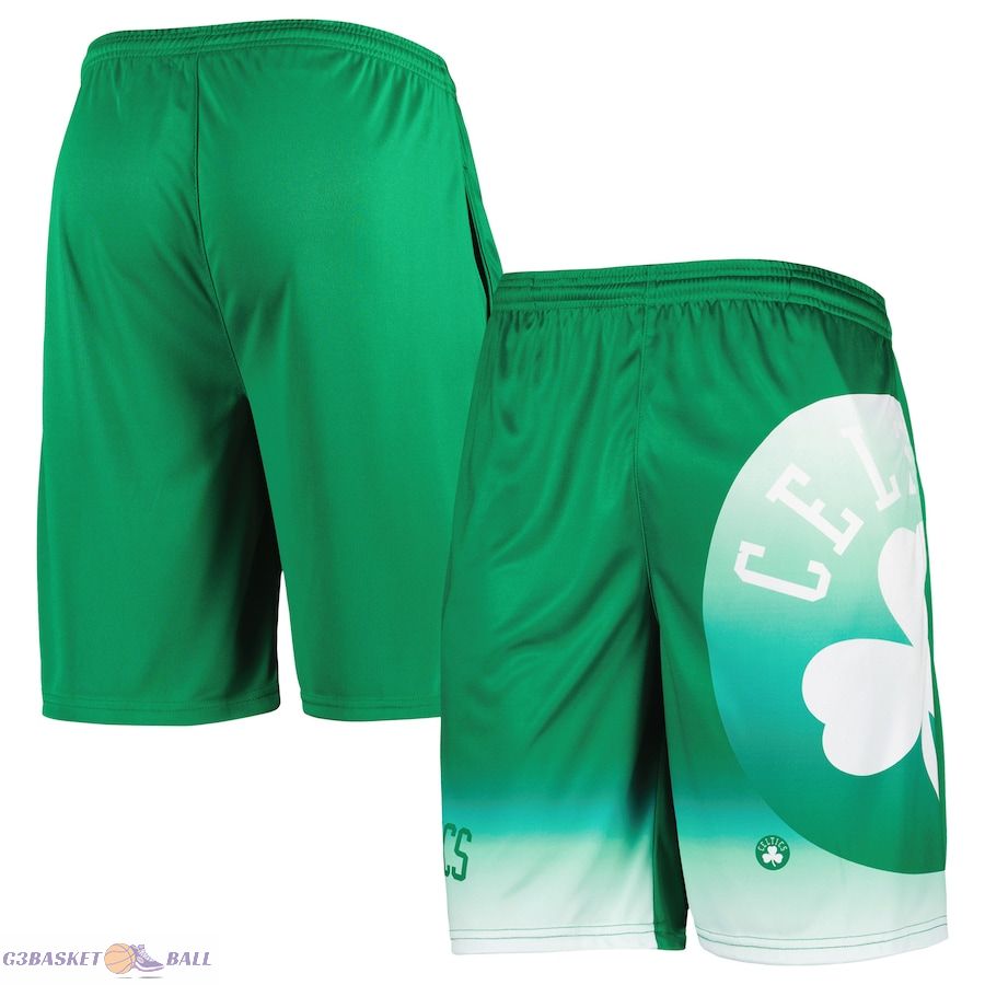 Men's Boston Celtics Fanatics Kelly Green Graphic Shorts Men's Boston Celtics Fanatics Kelly Green Graphic Shorts