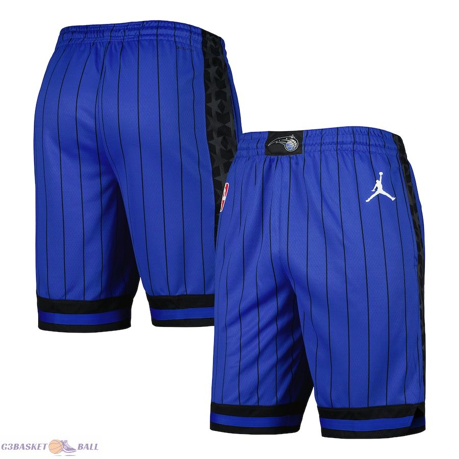 Men's Orlando Magic Jordan Brand Blue 2022/2023 Statement Edition Swingman Performance Shorts