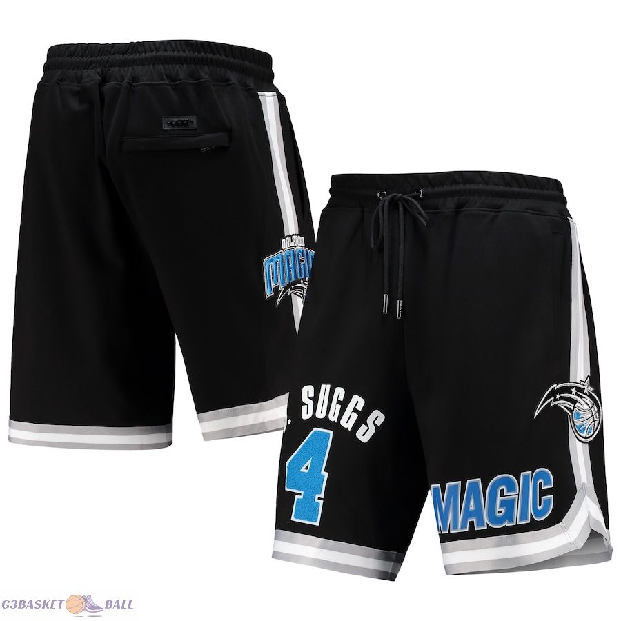 Men's Orlando Magic Jalen Suggs Pro Standard Black Player Replica Shorts