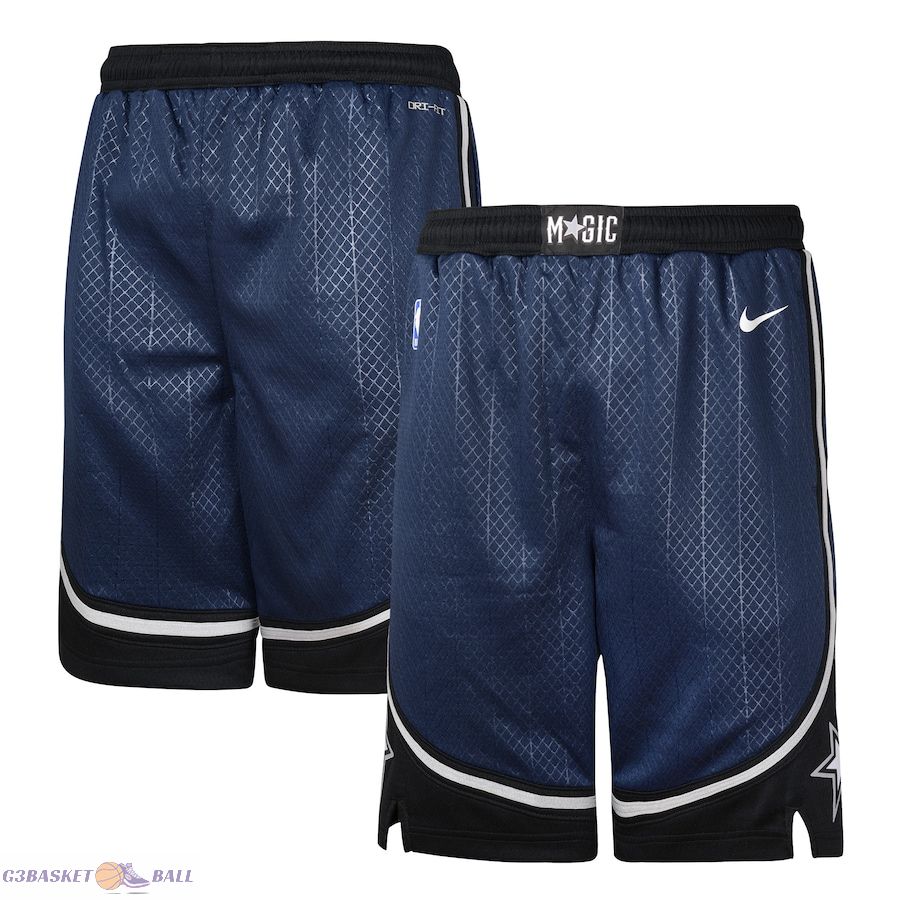 Youth Orlando Magic Navy 2023/24 City Edition Swingman Performance Shorts