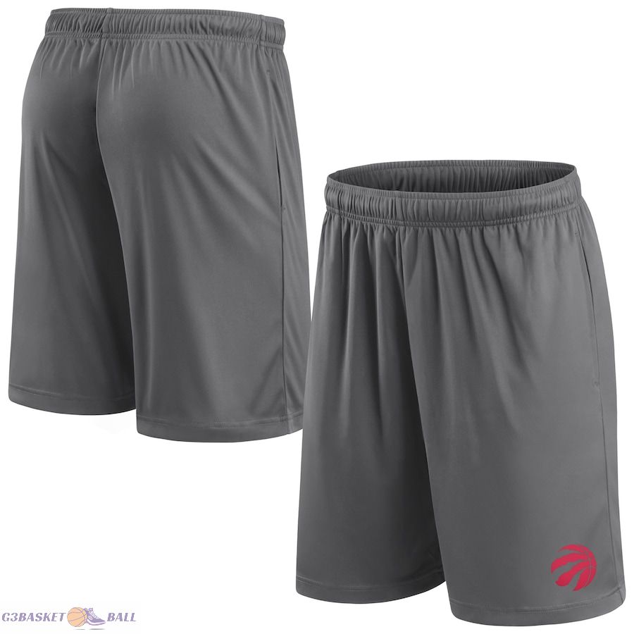Men's Toronto Raptors Fanatics Gray Shorts Men's Toronto Raptors Fanatics Gray Shorts