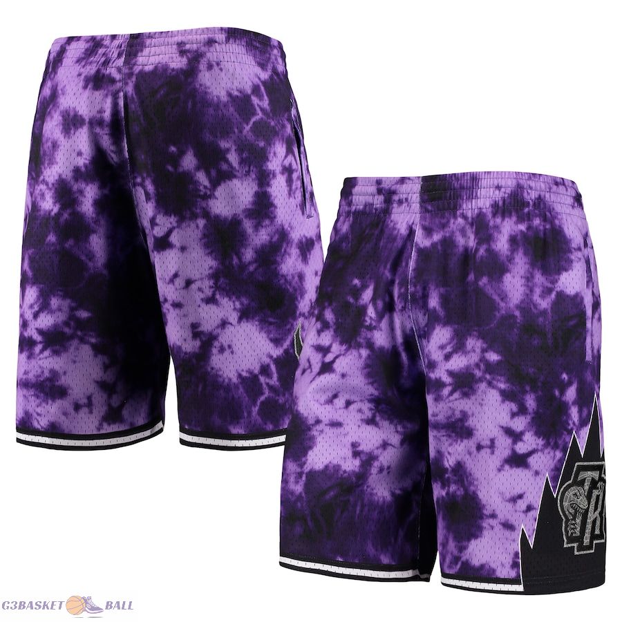 Men's Toronto Raptors Mitchell & Ness Purple Hardwood Classics 1998 Galaxy Swingman Shorts Men's Toronto Raptors Mitchell & Ness Purple Hardwood Classics 1998 Galaxy Swingman Shorts