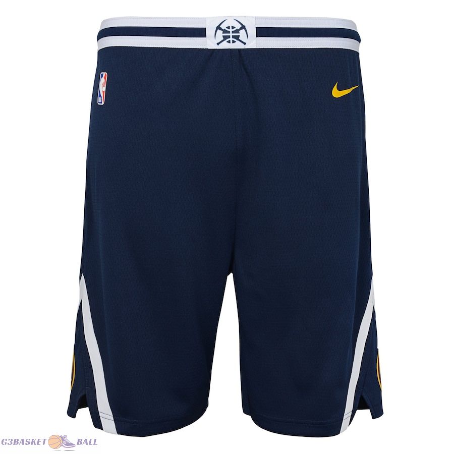 Youth Denver Nuggets Navy Swingman Performance Shorts – Icon Edition