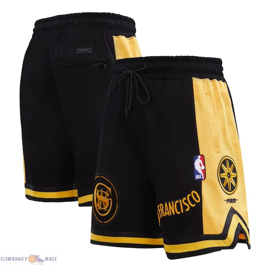 Men's Golden State Warriors Pro Standard Black 2023/24 City Edition DK Shorts