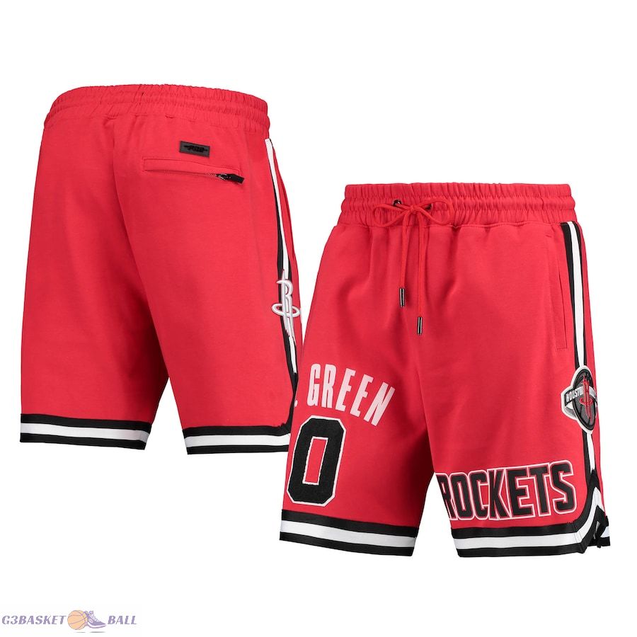 Men's Houston Rockets Jalen Green Pro Standard Red Player Replica Shorts