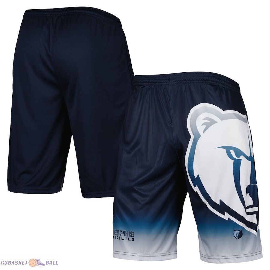 Men's Memphis Grizzlies Fanatics Navy Graphic Shorts