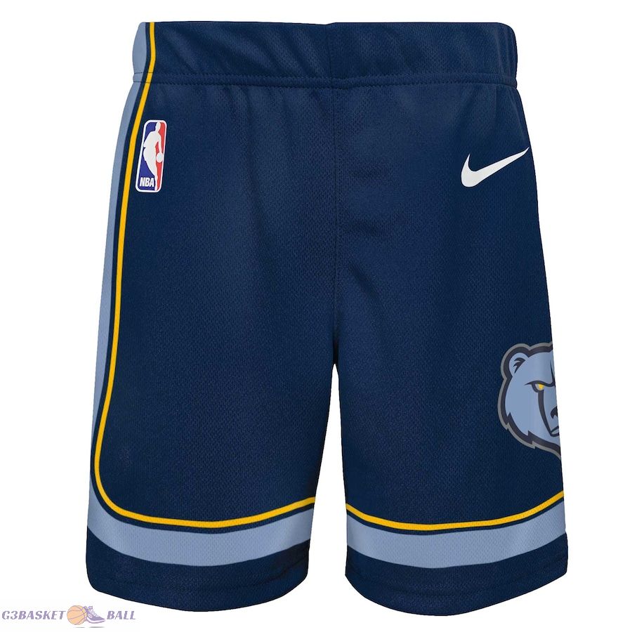 Preschool Memphis Grizzlies Navy Icon Replica Shorts