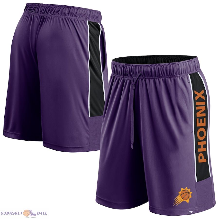 Men's Phoenix Suns Fanatics Purple Game Winner Defender Shorts