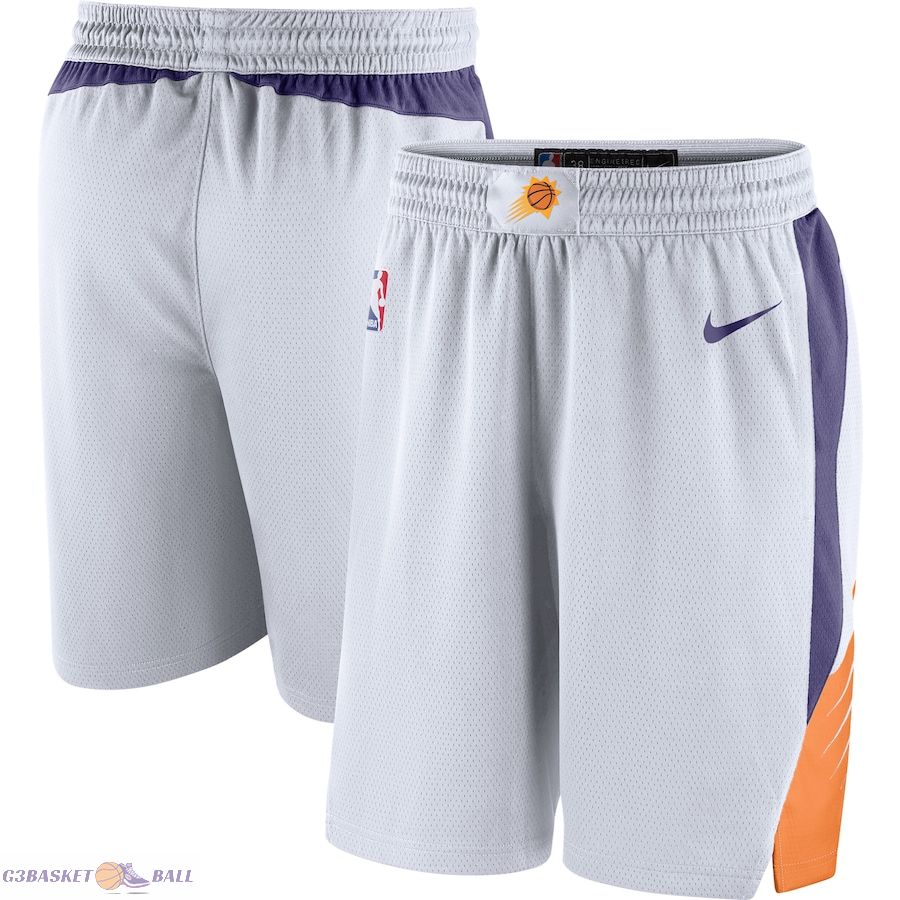 Men's Phoenix Suns White Association Edition Swingman Shorts