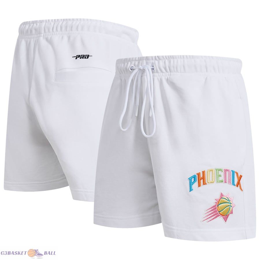 Men's Phoenix Suns Pro Standard White Washed Neon Shorts