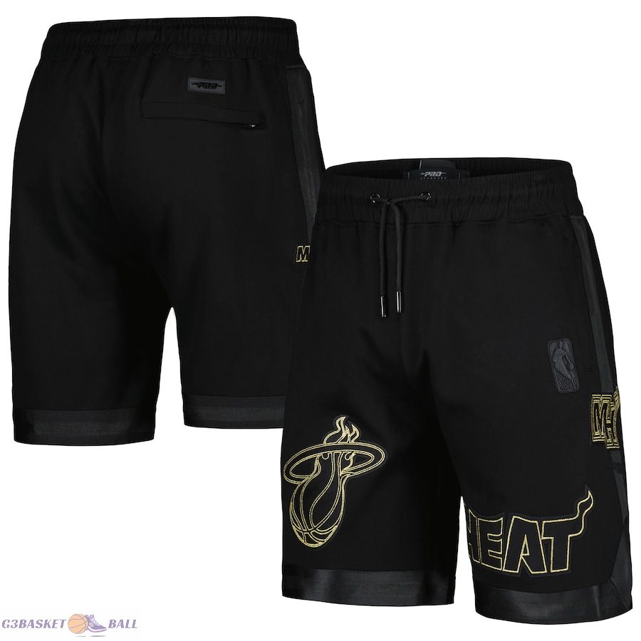 Men's Miami Heat Pro Standard Black Shorts