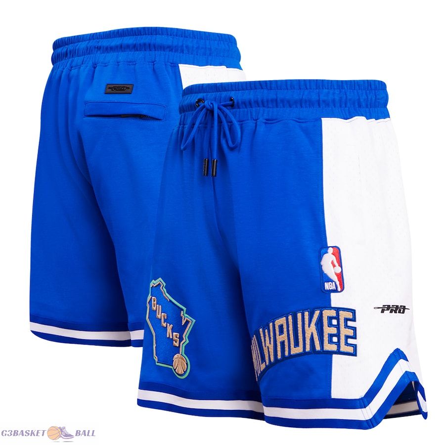 Men's Milwaukee Bucks Pro Standard Royal 2023/24 City Edition DK Shorts