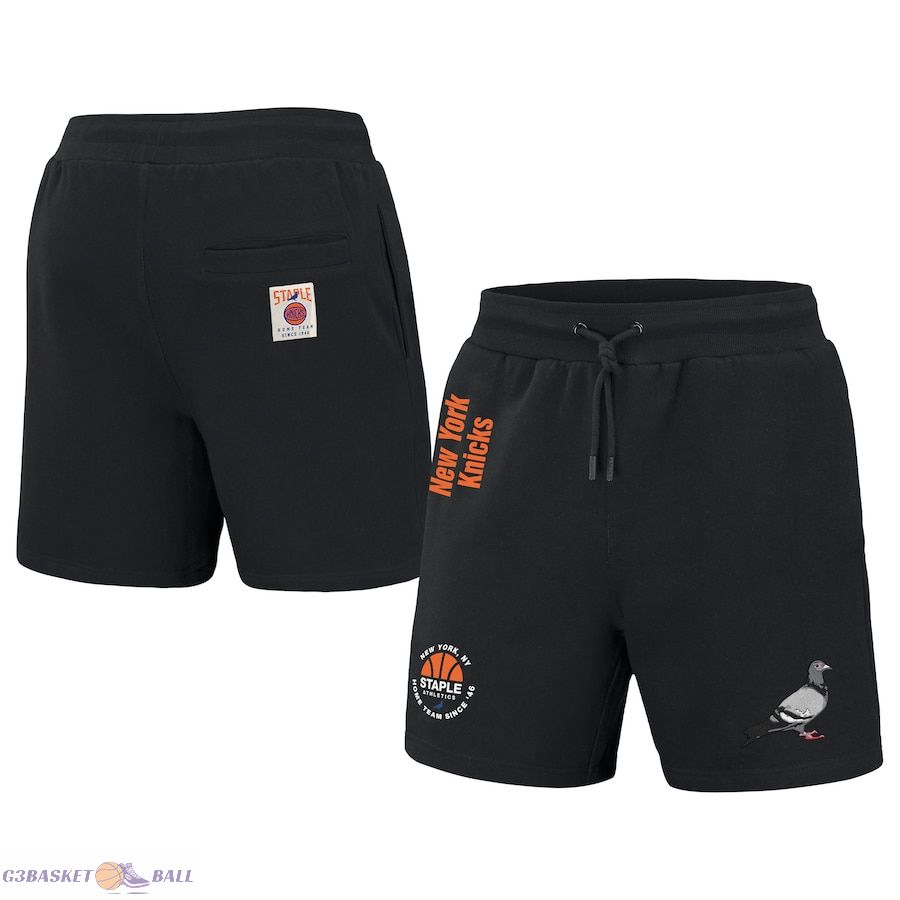 Men's New York Knicks NBA x Staple Black Home Team Shorts