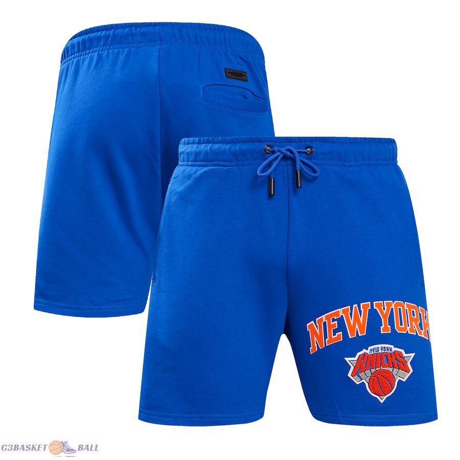 Men's New York Knicks Pro Standard Royal Classic FLC Shorts