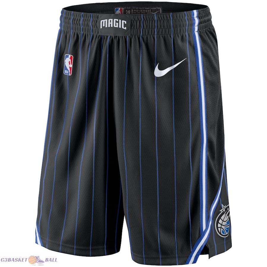 Men's Orlando Magic Black 2019/20 Icon Edition Swingman Shorts