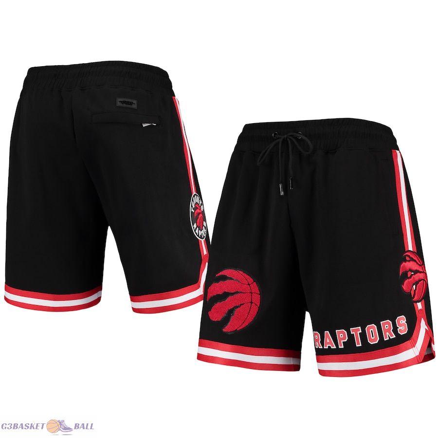 Men's Toronto Raptors Pro Standard Black Chenille Shorts
