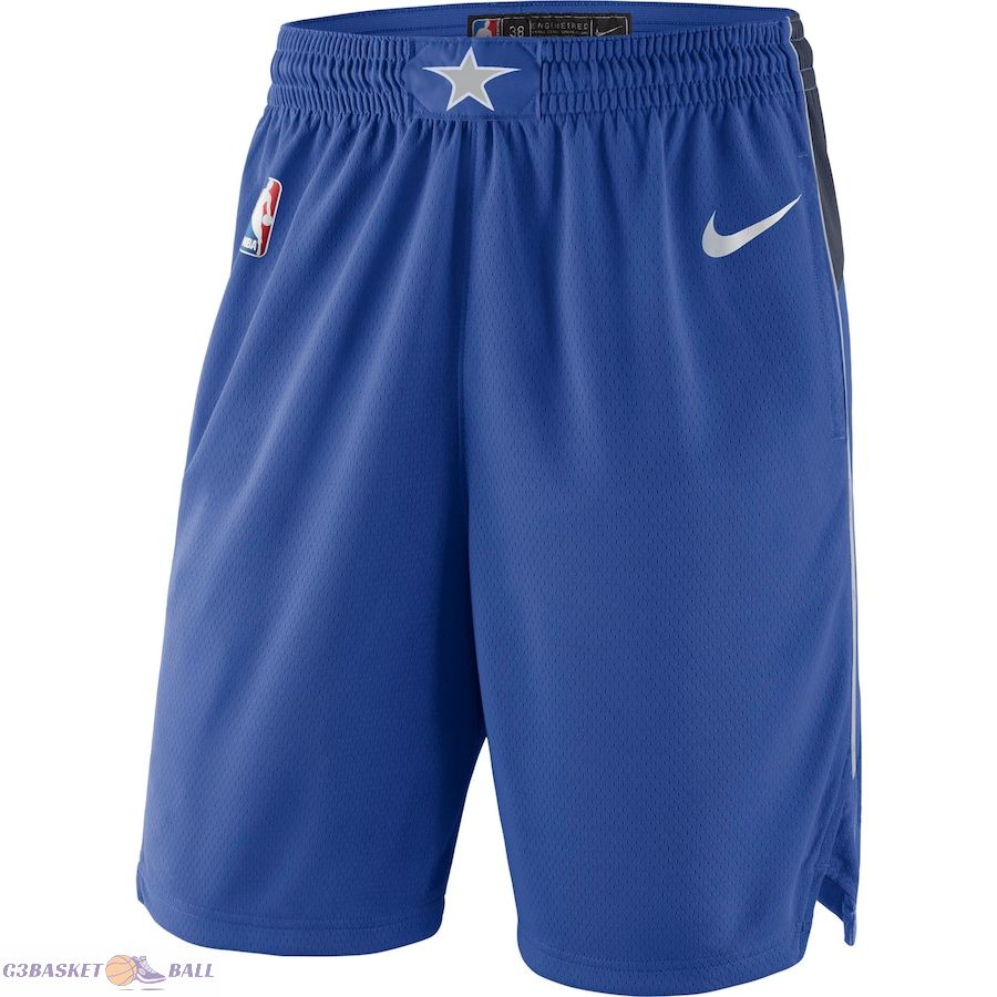 Men's Dallas Mavericks Blue 2019/20 Icon Edition Swingman Shorts