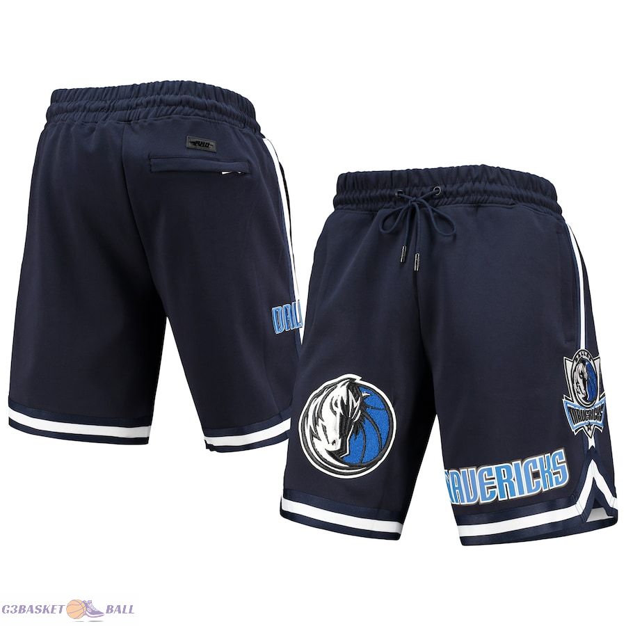 Men's Dallas Mavericks Pro Standard Navy Chenille Shorts