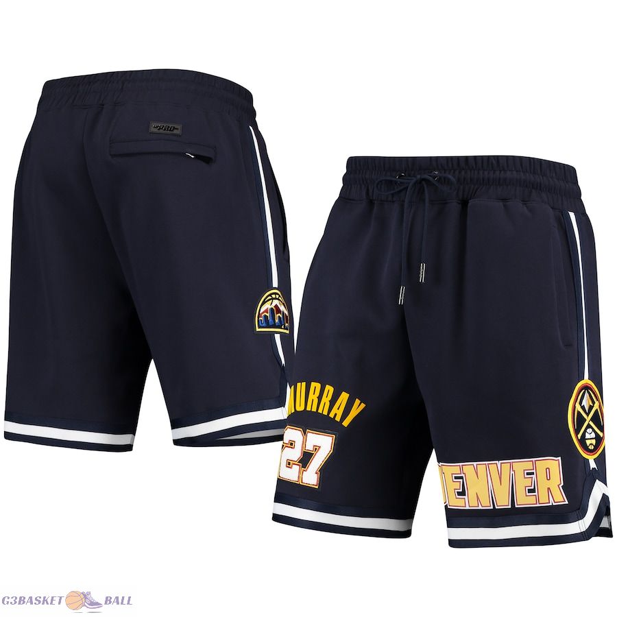 Men's Denver Nuggets Jamal Murray Pro Standard Navy Team Player Shorts Men's Denver Nuggets Jamal Murray Pro Standard Navy Team Player Shorts